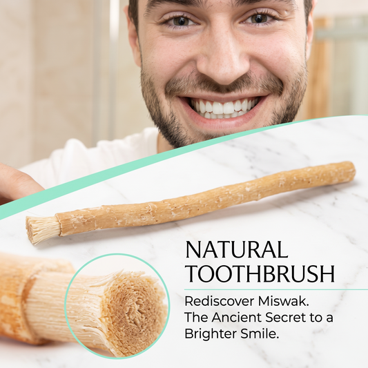 Miswak Naturale – Il Bastoncino Sbiancante che Sostituisce lo Spazzolino