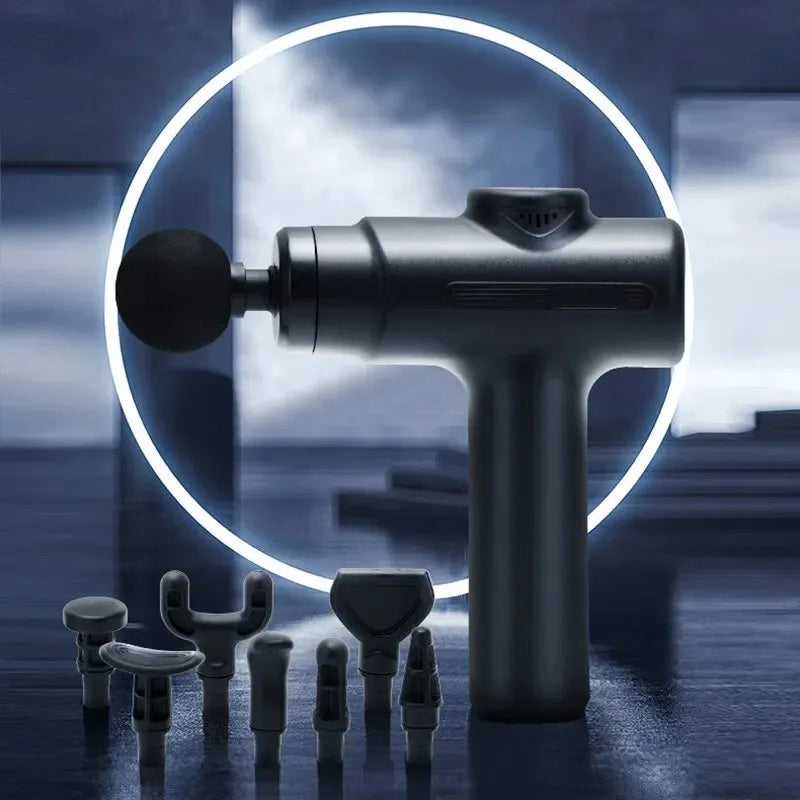 Massaggiatore Muscolare Elettrico a Percussione – 8 Testine, Corpo Viso Schiena Braccia Gambe