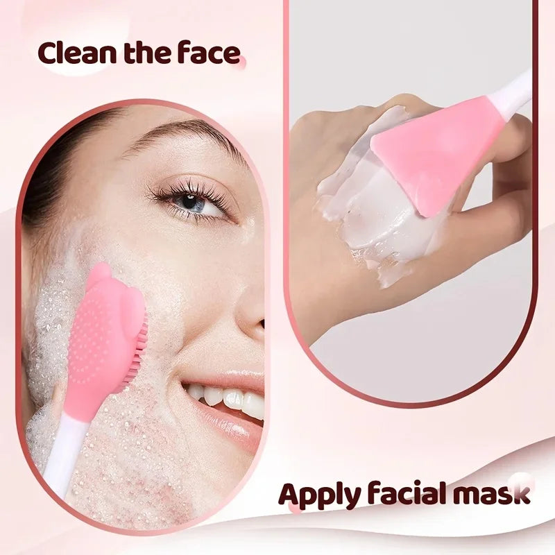 Set Gua Sha e Roller Viso — Effetto Quarzo Rosa, Massaggio Viso Collo e Corpo