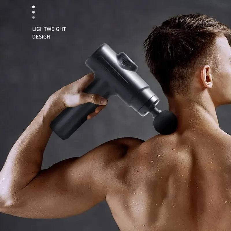 Massaggiatore Muscolare Elettrico a Percussione – 8 Testine, Corpo Viso Schiena Braccia Gambe